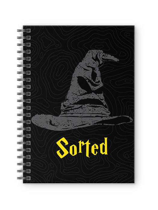 

Redwolf - Sorted - Harry Potter Official Spiral Notebook, Multi-coloured