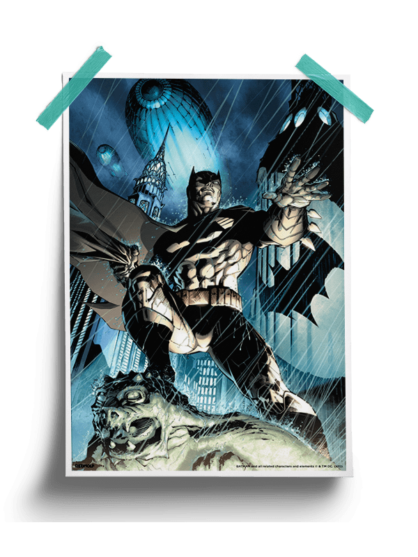 Guardian Of Gotham | Official Batman Poster | Redwolf