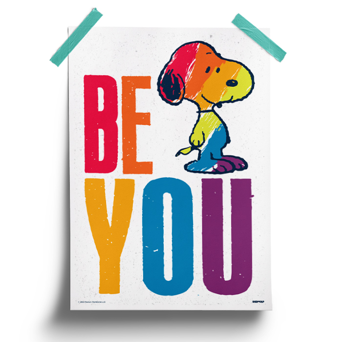 

Redwolf - Be You - Peanuts Official Poster