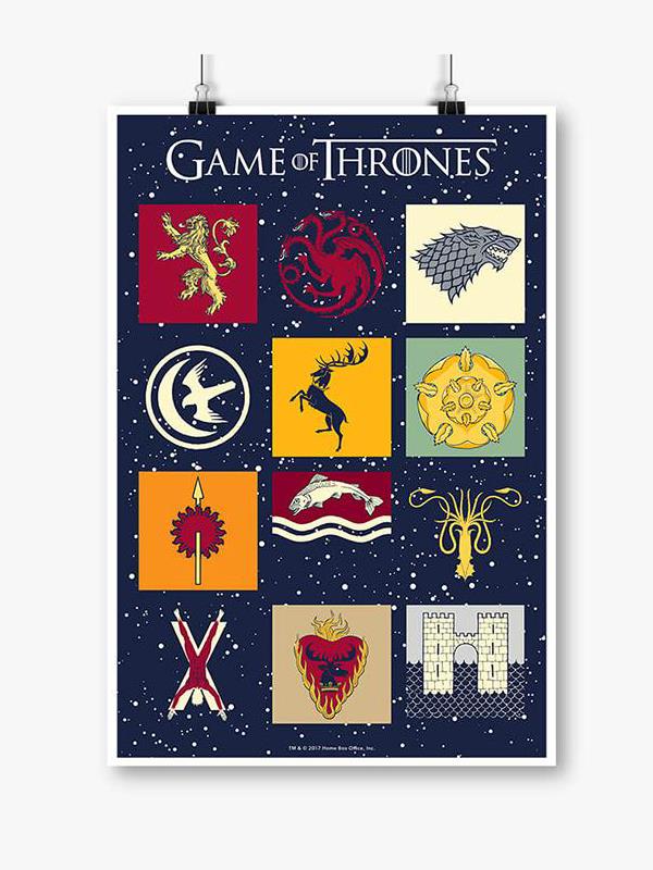 Poster Game of Thrones - Logo | Wall Art, Gifts & Merchandise 