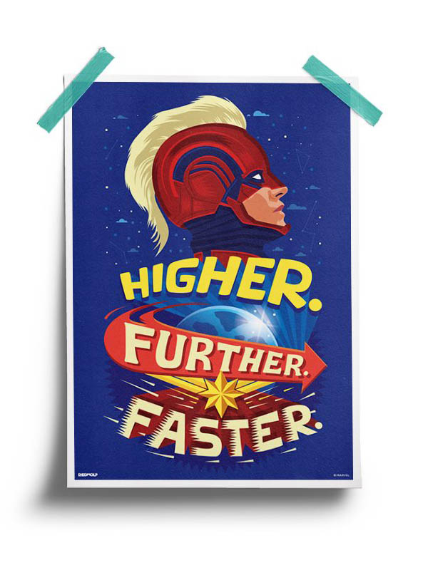 

Redwolf - Captain Marvel: Higher Further Faster - Marvel Official Poster