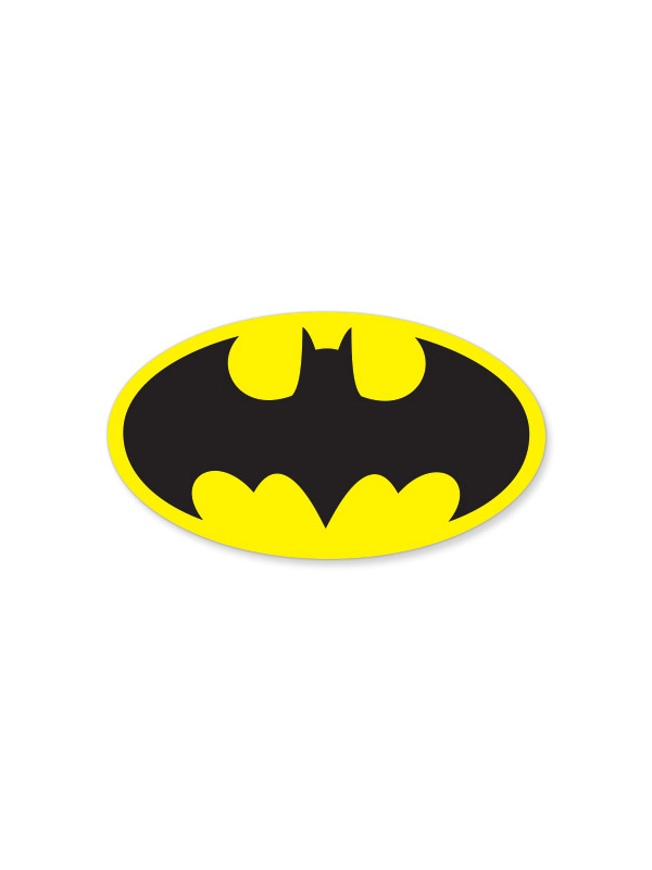 Batman Classic Logo | Batman Official Sticker | Redwolf