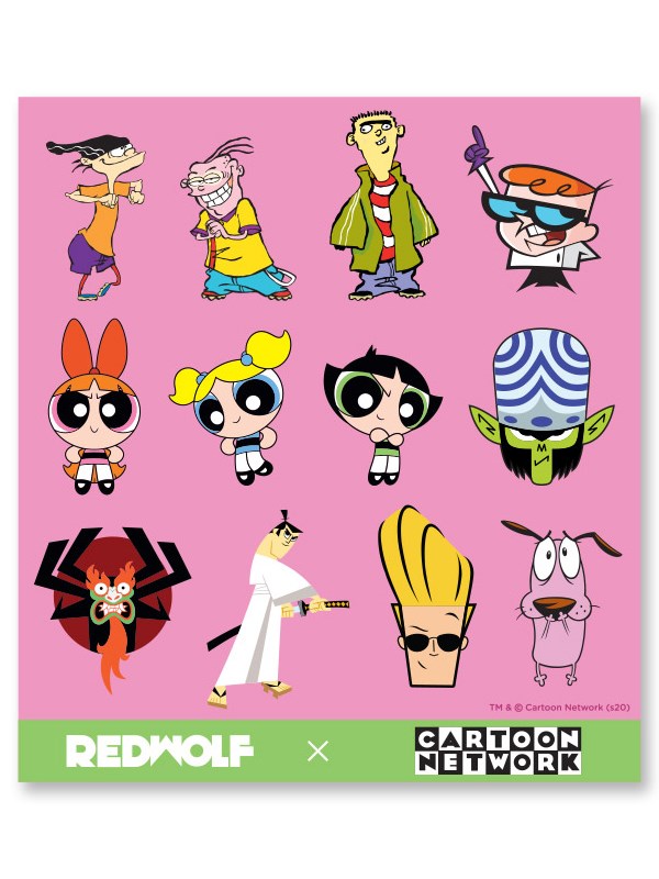 Cartoon Network | Cartoon Network Official Sticker Sheet | Redwolf