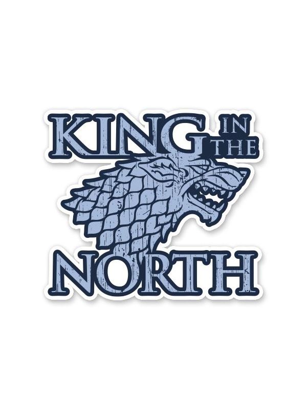 King In The North Game Of Thrones Inspired Design Wall Art Decal Vinyl Sticker