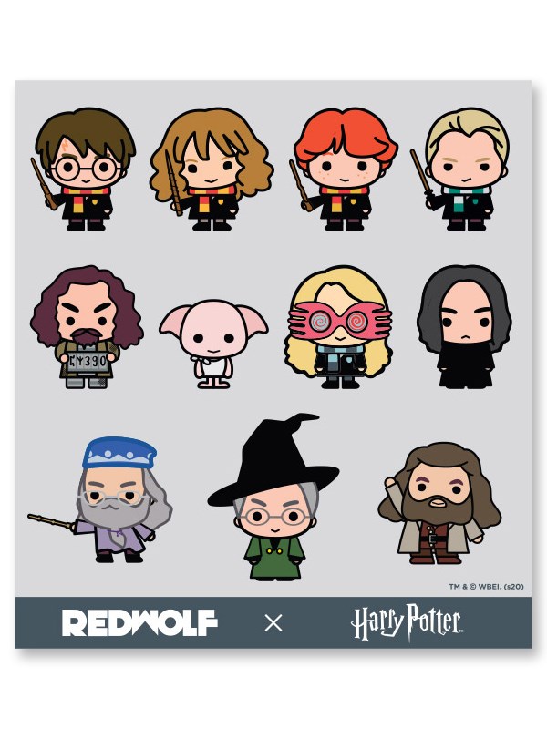 Harry Potter: Chibi | Harry Potter Official Sticker Sheet | Redwolf