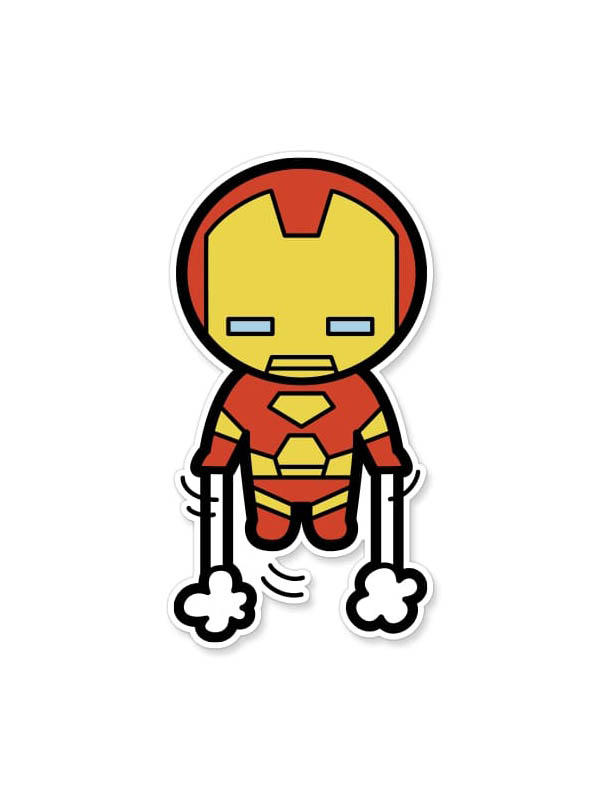 Iron Man Chibi | Official Marvel Sticker | Redwolf