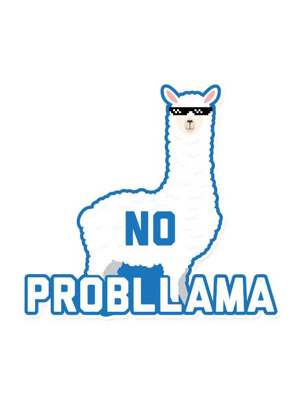 No Probllama | Redwolf Stickers