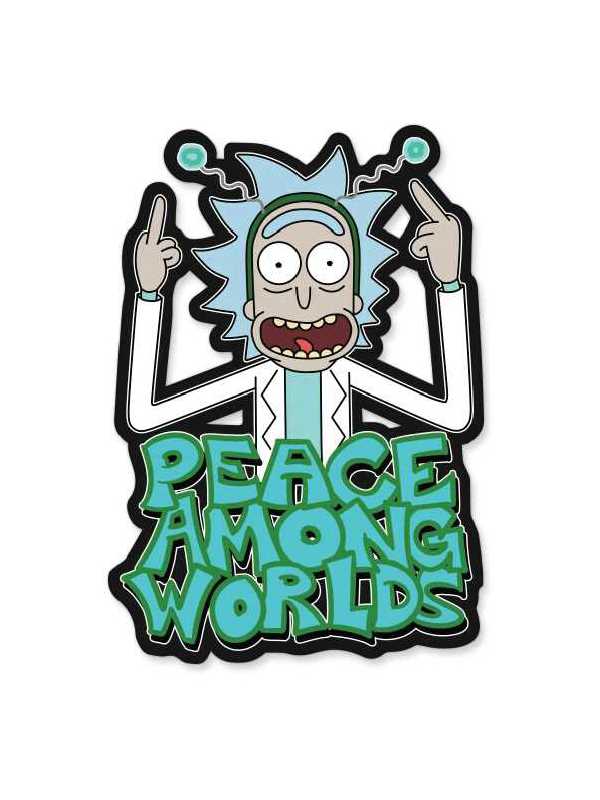 Decal Peace Among Worlds Rick