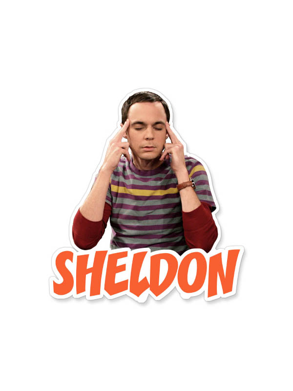 Sheldon | The Big Bang Theory Official Sticker | Redwolf