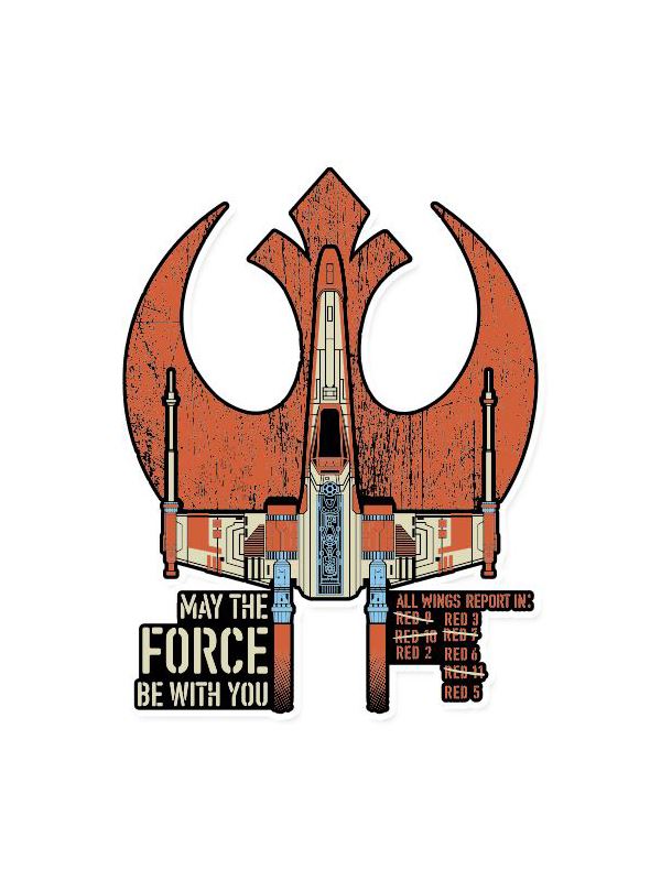 

Redwolf - The X-Wing Starfighter - Star Wars Official Sticker