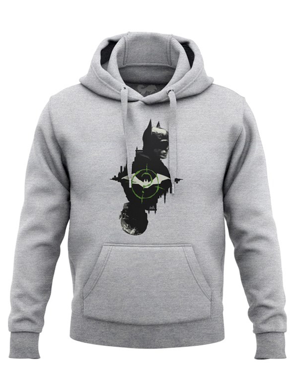

Redwolf - Batman vs Riddler - Batman Official Hoodie, Heather grey