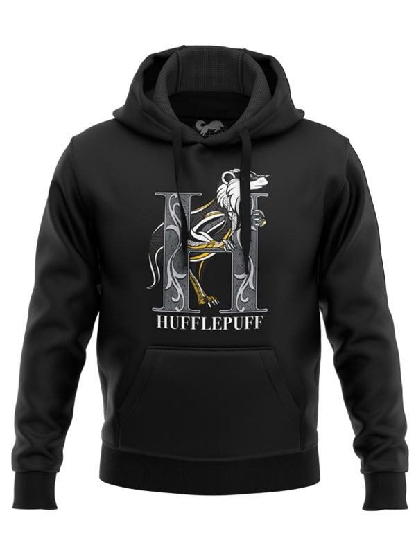 

Redwolf - Hufflepuff Charm - Harry Potter Official Hoodie, Black