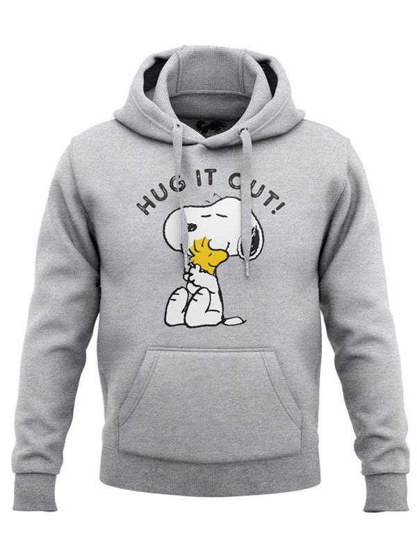 

Redwolf - Hug It Out - Peanuts Official Hoodie, Heather grey
