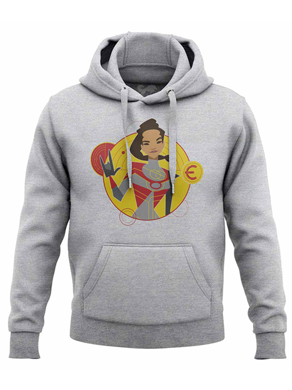 

Redwolf - Makkari: Art - Marvel Official Hoodie, Heather grey