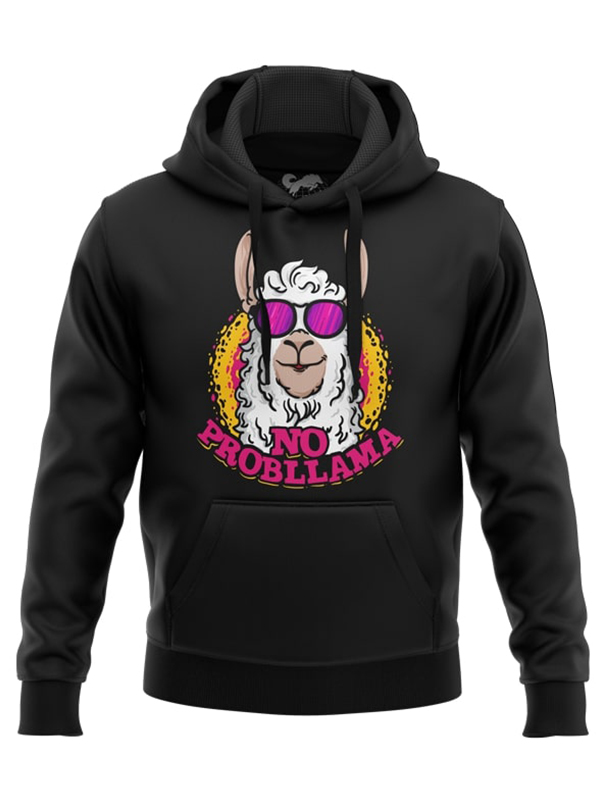 

Redwolf - No Probllama Hoodie, Black