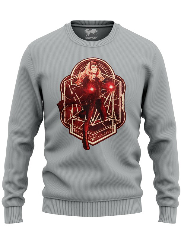 

Redwolf - Red Scarlet - Marvel Official Pullover, Cement