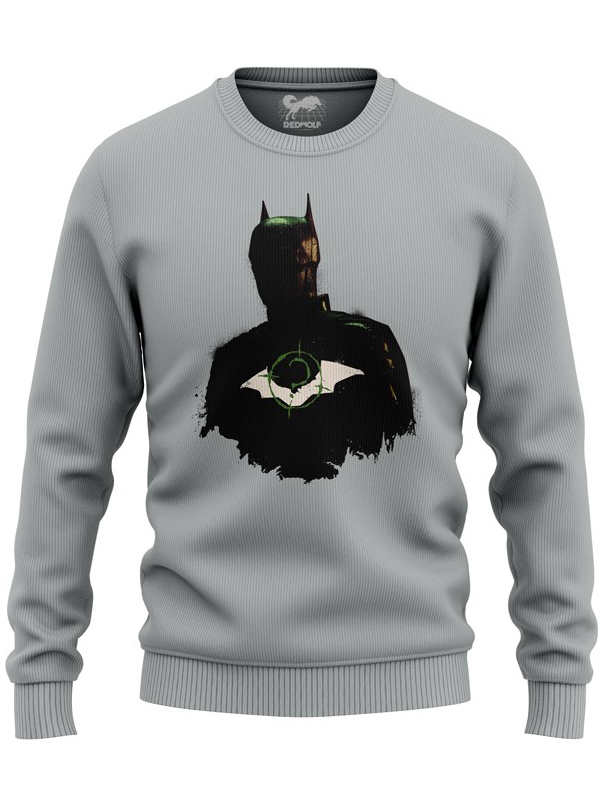

Redwolf - Riddler Target - Batman Official Pullover, Cement