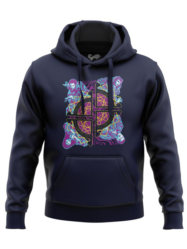 

Redwolf - Team Multiverse Swirl - Marvel Official Hoodie, Navy blue