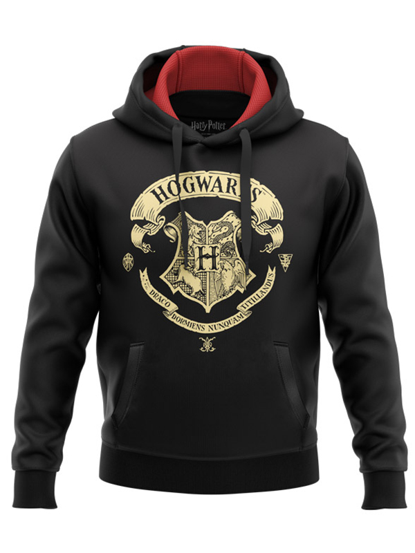 Redwolf - Redwolf – Hogwarts Crest – Harry Potter Official Hoodie-XL