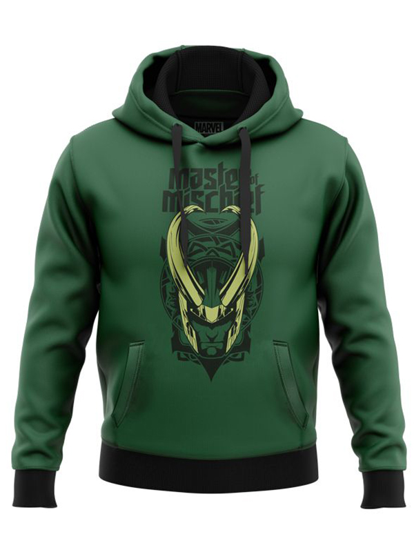 

Redwolf - Master Of Mischief - Marvel Official Hoodie, Green