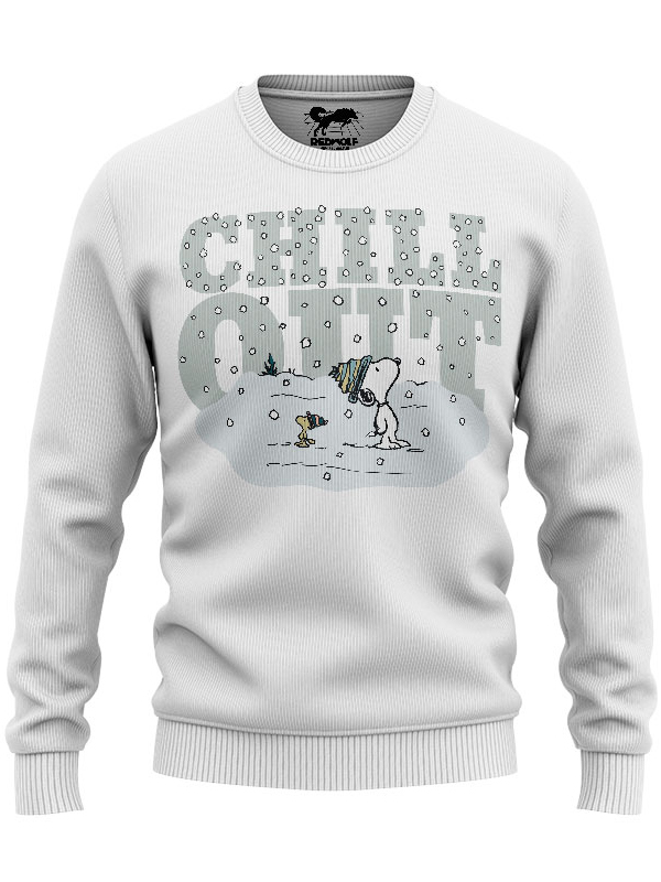 

Redwolf - Chill Out - Peanuts Official Sweatshirt, White