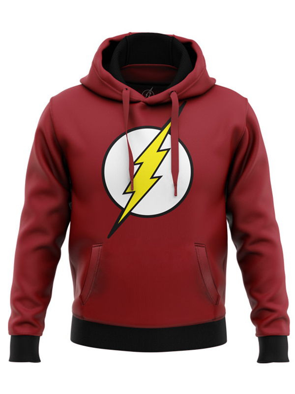 Redwolf – The Flash: Classic Logo – The Flash Official Hoodie-XL