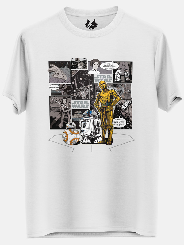 Star Wars: Retro T-shirt | Official Star Wars Merchandise | Redwolf