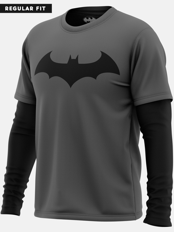 Emblem Full Sleeve T-shirt | Official Batman Full Sleeve T-shirts | Redwolf