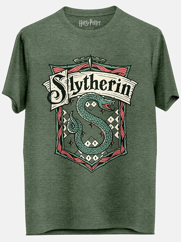 Slytherin Crest T Shirt Official Harry Potter Merchandise Redwolf