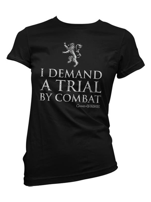 

Redwolf - Trial By Combat Women's - Game Of Thrones Official T-shirt