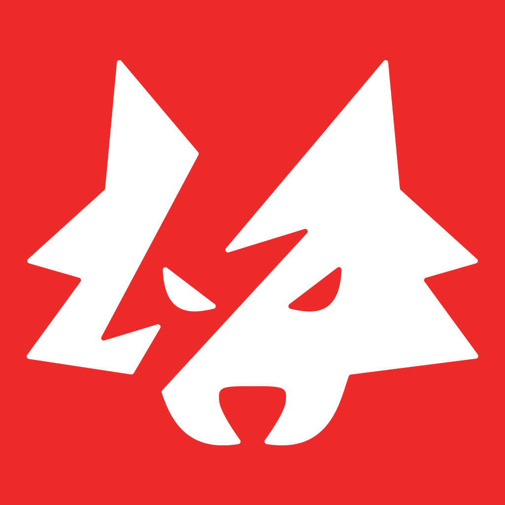 Red wolf logo, wolves vector, head wolf illustration for t shirt, wall  decoration and other design 5254297 Vector Art at Vecteezy